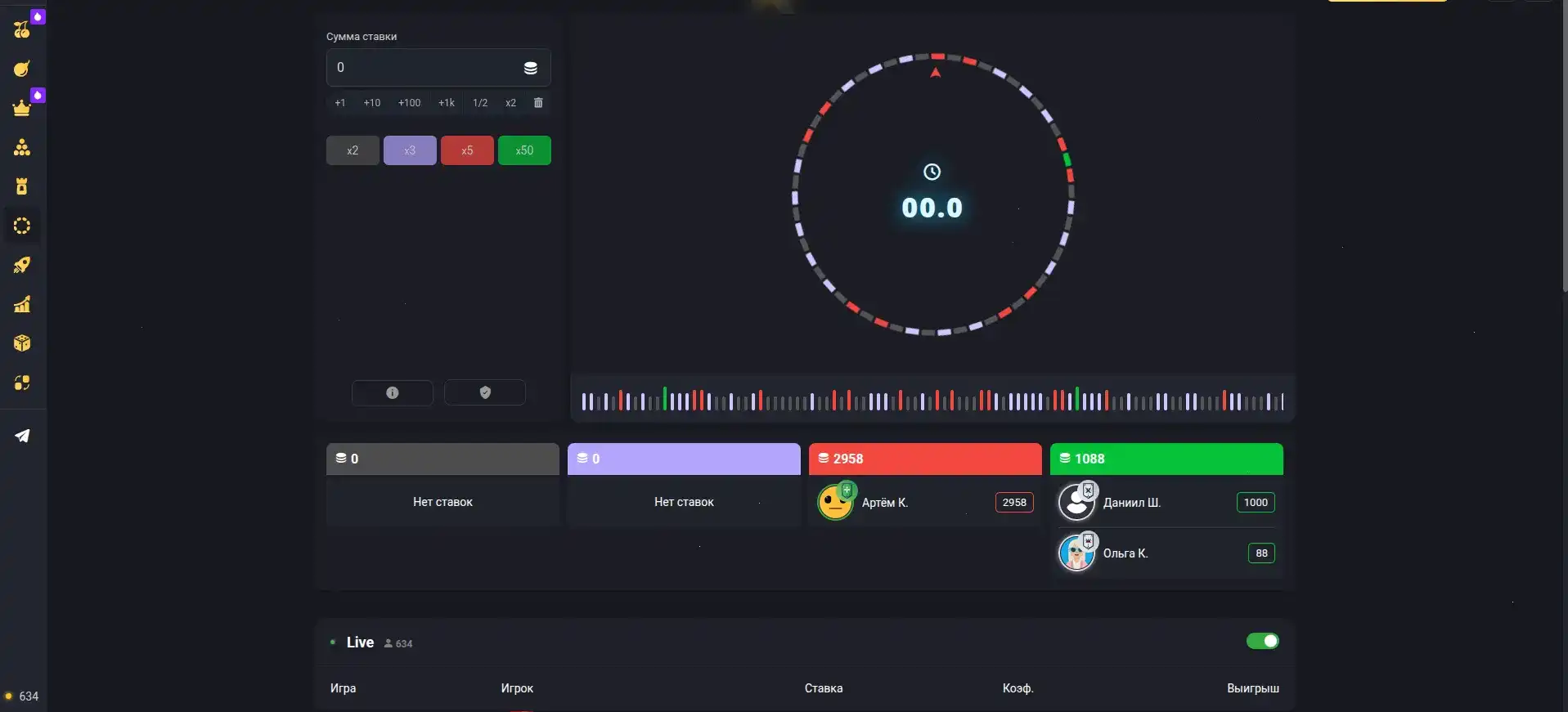 Бонусы в казино Вега